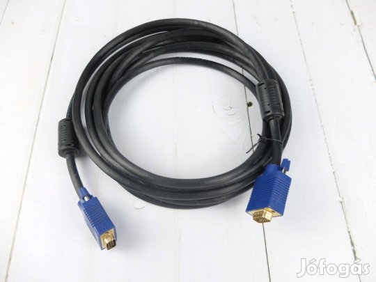 Minőségi vastag VGA D-SUB kábel video jelkábel 4,5m