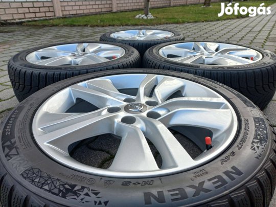 Mint az új: Opel 5x110 alufelnik 225/45 R17 új téli gumikkal Ár/kerék