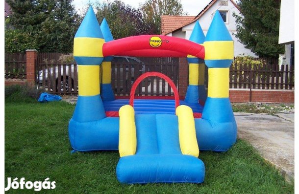 Mint az új!!! Kastély légvár ugrálóvár csúszdával ugráló vár lég vár