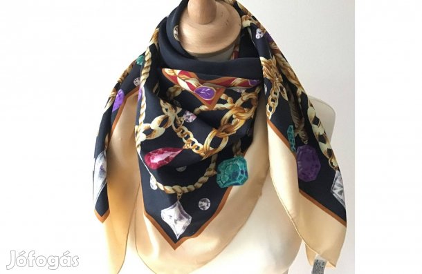 Mintás, nagy Kendő drágaköves nyomott mintával