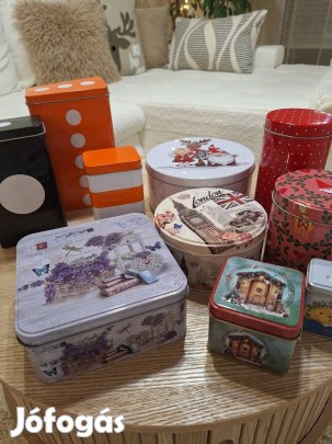 Mintás fémdobozok