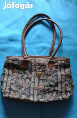 Mintás kézitáska, női táska 25x40x10 cm
