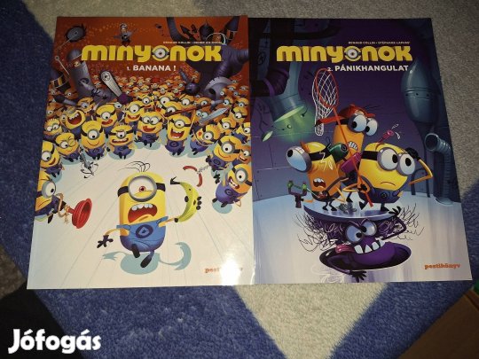 Minyonok képregény 1. és 2. 