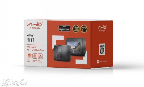 Mio Quad HD Dash Cam menetrögzítő fedélzeti Qhd autós kamera Új
