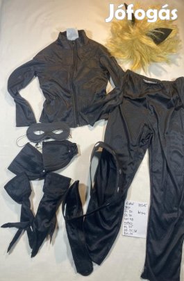 Miraculous jelmez, fekete macska jelmez + haj M205