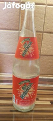 Mirinda Narancs 1L üdítős üveg, retro