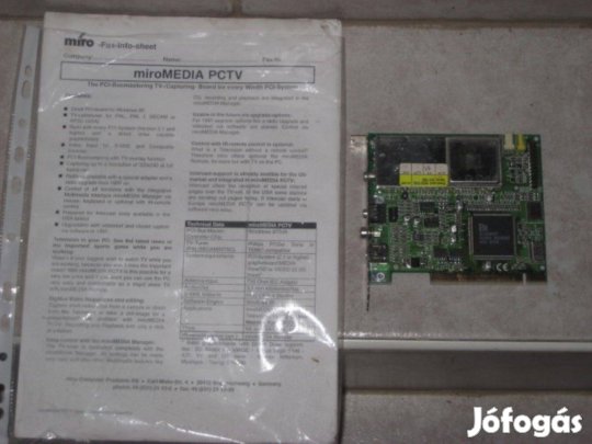 Miro Média PCTV kártya