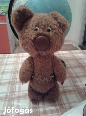 Misa Maci Moszkvai Téli Olimpia jelképe 30cm