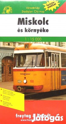 Miskolc és környéke térkép turistautakkal 2003