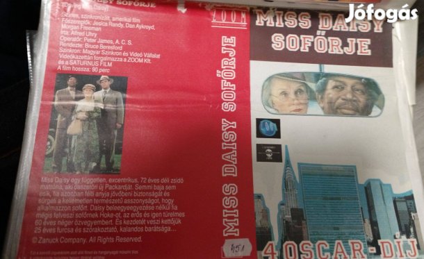 Miss Daisy sofőrje- vigjáték vhs - nagytok