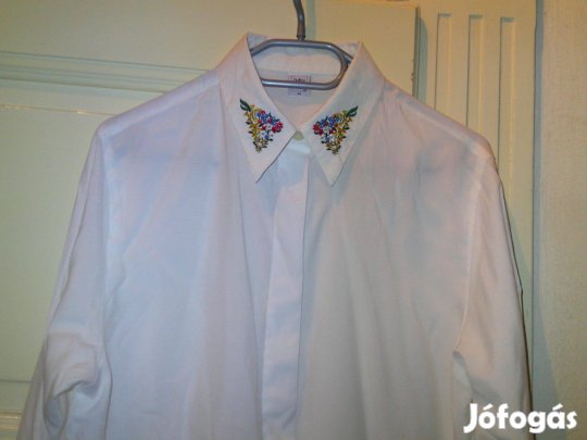 Miss Helen tiroli fehér női felső, blúz ( 40/42-es )