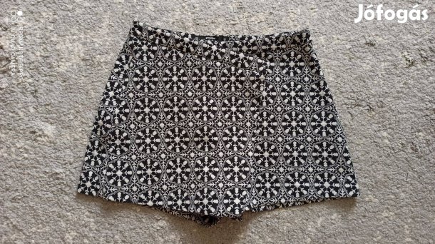 Miss Selfridge fekete fehér mintás nadrág szoknya