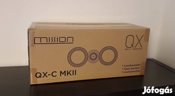 Mission Qx-C Mkii center hangsugárzó (új bontatlan, 1 év garancia)