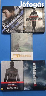 Mission impossible 3,4,5,6,7rész (fémdoboz) Blu-ray