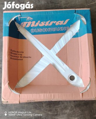 Mistral Duschwanne 80x80x14-es zománcozott zuhanytálca.
