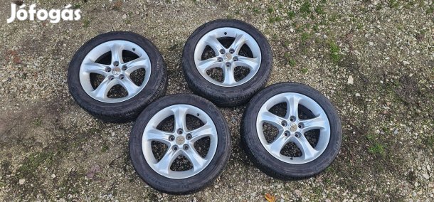 Mitsubishi 4 db gyári alufelni + gumi
