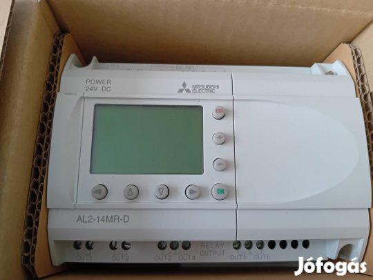 Mitsubishi AL2-14MR-D + AL2-2DA inteligens relé 