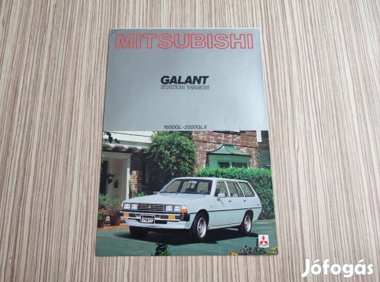 Mitsubishi Galant kombi (1980) ritka prospektus, katalógus!