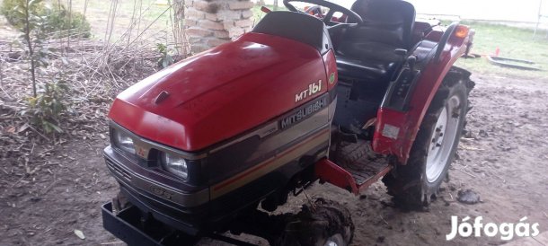Mitsubishi mt161 japán kistraktor Talajmaróval 4x4 16 Le