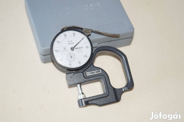 Mitutoyo vastagság mérő műszer mikrométer tokban