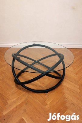 Möbelix üveg dohányzóasztal