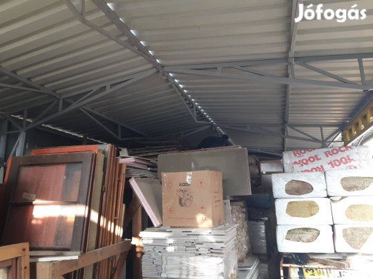 Mobil acél tároló vázszerkezet 6m x 17m