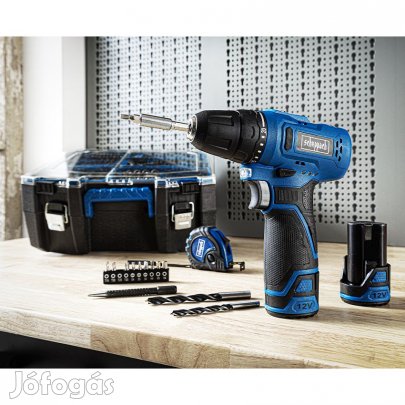 Mobil műhelykészlet-12 V-os akkus fúró-csavarozó C-DTB74/2,
