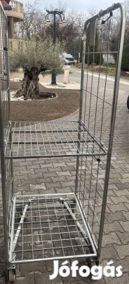 Mobil rácsos szállító konténer