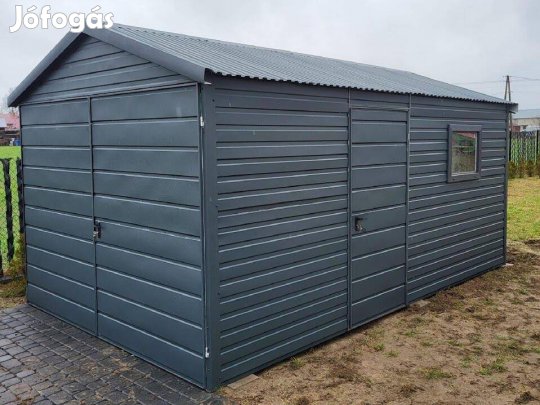 Mobilgarázs, Mobilépület,3x5 m, 112m Prémium, ingyenes szállítás, sz