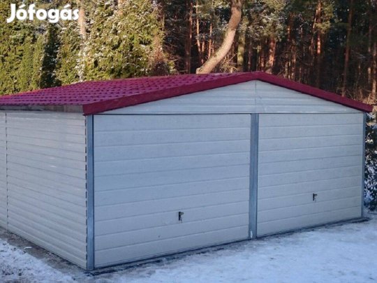 Mobilgarázs, Mobilépület,6 x 7m, 28mT Prémium, ingyenes szállítás, s
