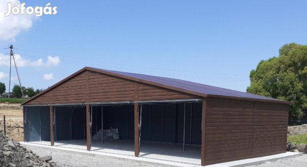 Mobilgarázs, Mobilépület, 12x5,5 m, 29m Prémium, ingyenes szállítás, s