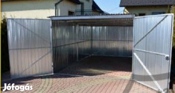 Mobilgarázs, Mobilépület, 3 x 6 m , T6m, Standard, ingyenes szállítás