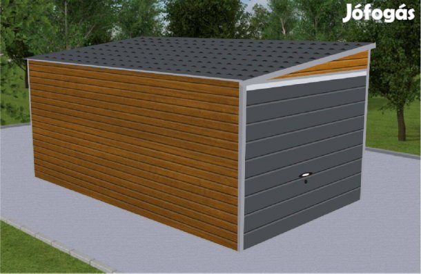 Mobilgarázs, Mobilépület, 3x4,5 m, 23mB Prémium, ingyenes szállítás,