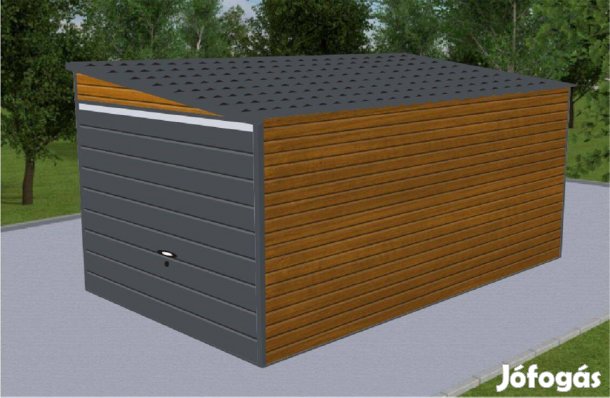 Mobilgarázs, Mobilépület, 3x4,5 m, 23mJ Prémium, ingyenes szállítás, s