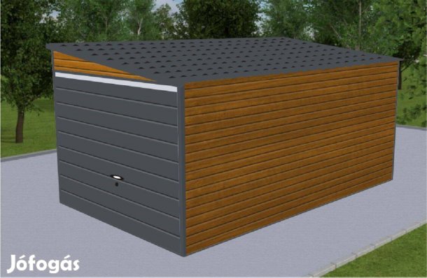 Mobilgarázs, Mobilépület, 3x5 m, 23mJ Prémium, ingyenes szállítás, sz