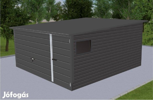 Mobilgarázs, Mobilépület, 4 x 5,5 m, 63mT Prémium, ingyenes szállítás,