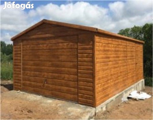 Mobilgarázs, Mobilépület, 4x5 m, 18m Prémium, ingyenes szállítás, sze