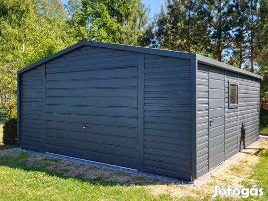 Mobilgarázs, Mobilépület, 5x 5. m, 110m Prémium, ingyenes szállítás,