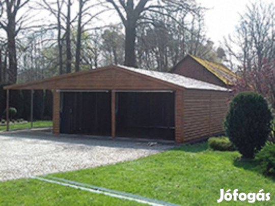 Mobilgarázs, Mobilépület, 6,5+3x 5,5 m, 61Am Prémium, ingyenes száll