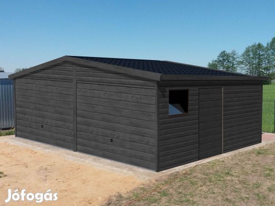 Mobilgarázs, Mobilépület, 6x6,5 m, 60m Prémium, ingyenes szállítás, sz