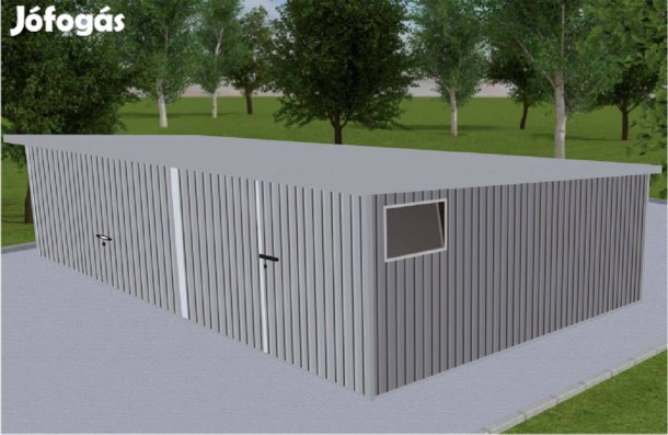 Mobilgarázs, Mobilépület, 6x6 m, Terv 42m, ingyenes szállítás, szerelé