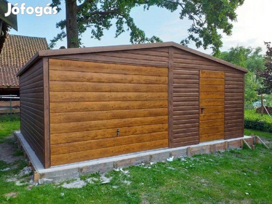 Mobilgarázs, Mobilépület, 6x7 m , 64mterv. Prémium, ingyenes szállítás