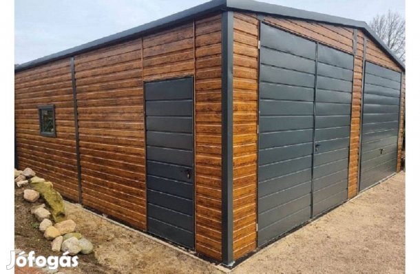 Mobilgarázs, Mobilépület, 7,5x 6,5 m, 49m Prémium, ingyenes szállítás,