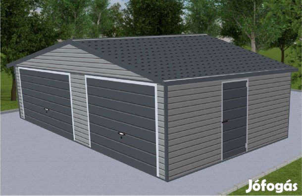 Mobilgarázs, Mobilépület, 7x6 m, 57m Prémium, ingyenes szállítás, sze