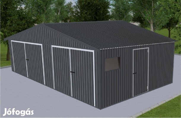 Mobilgarázs, Mobilépület, Tervezhető, 7x7 m, 43m ingyenes szállítás, s