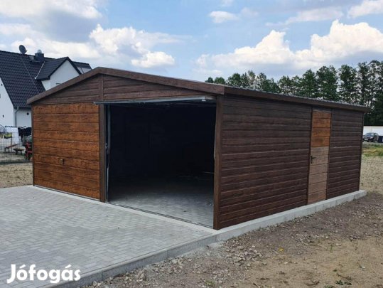Mobilgarázs, tároló 106m, 6 x 6 m, Prémium, ingyenes szállítás, szerel