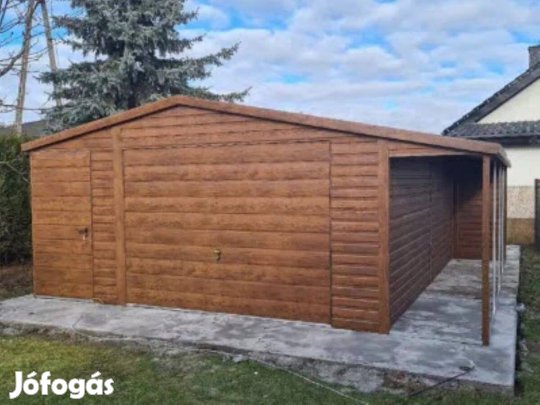 Mobilgarázs, tároló 5+1x5m, 99m Prémium, ingyenes szállítás, szerelés