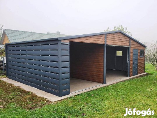 Mobilgarázs, tároló 9 x5m, 102m Prémium, ingyenes szállítás, szerelés