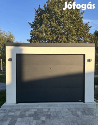 Mobilgarázs szigetelt vakolt.