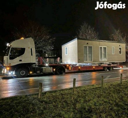 Mobilház szállítás Gépszállítás Daruzás Telepítés
